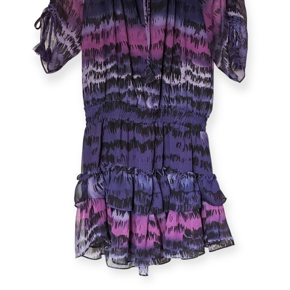 Misa Los Angeles Becca Dress Purple Tie Dye, Size Small‎ - Picture 7 of 16